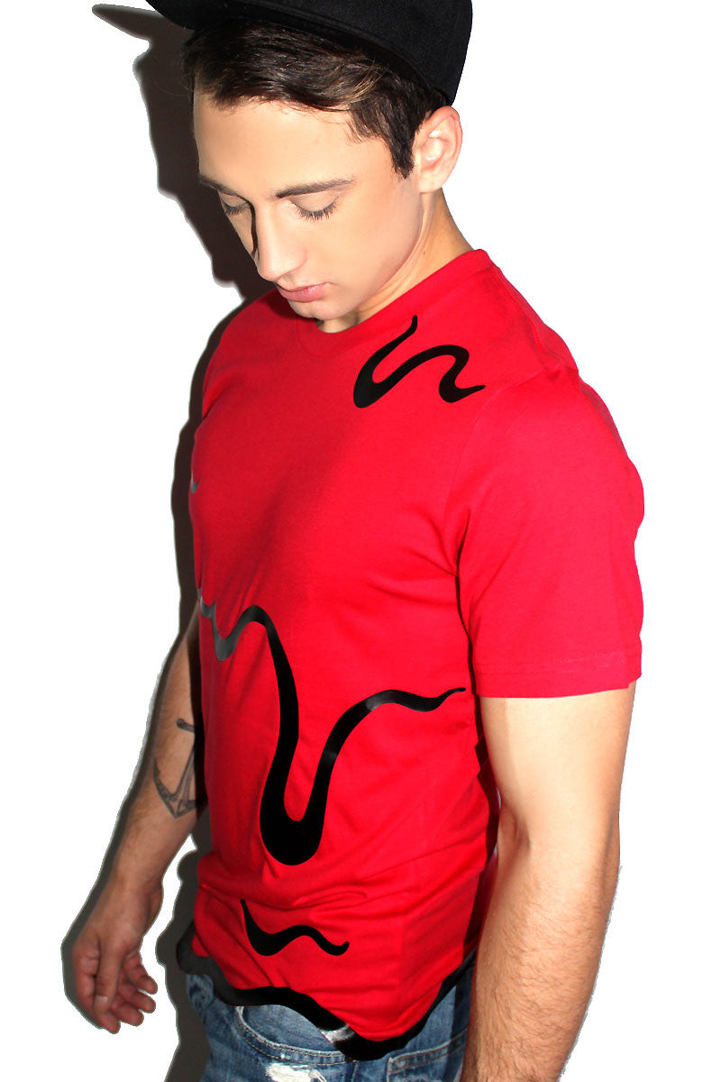 Blood Bath Tee-Red