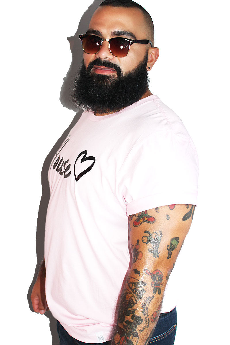 PLUS: Blouse Tee-Pink