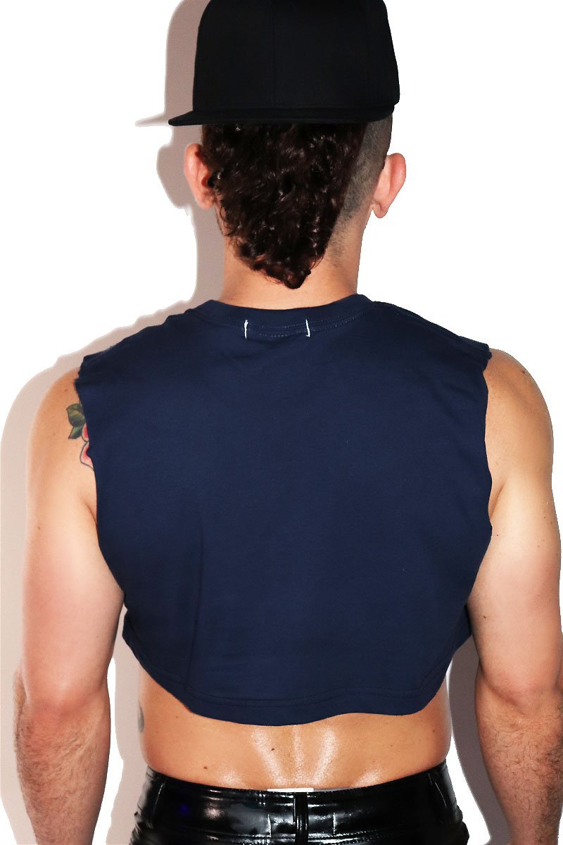 Core Extreme Crop Tank-Navy