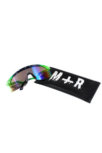 Splatter Ski Shade Sunglasses-Green