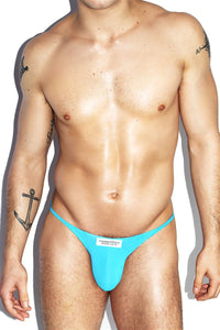 Santa Monica String Thong- Blue