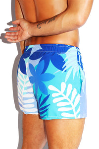 Cool Jungle All Over Active Shorts- Blue