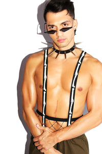 Skeleton Suspenders-Black