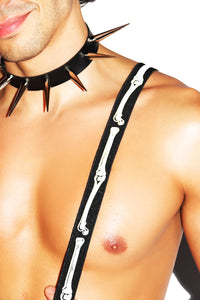 Skeleton Suspenders-Black