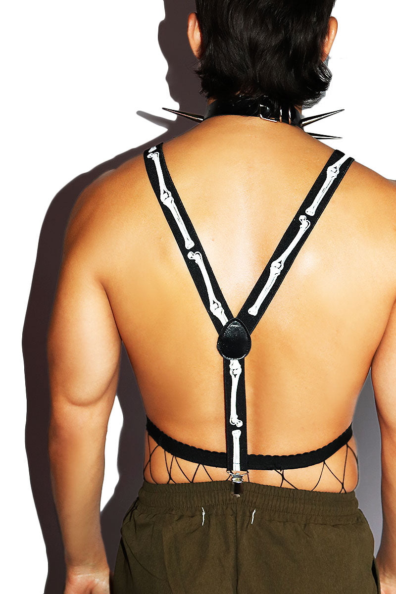 Skeleton Suspenders-Black