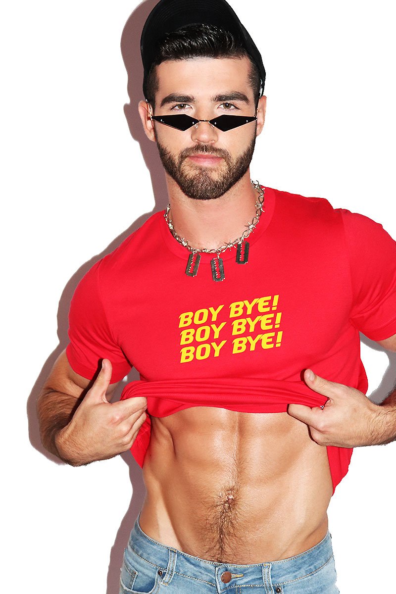 Boy Bye Tee-Red