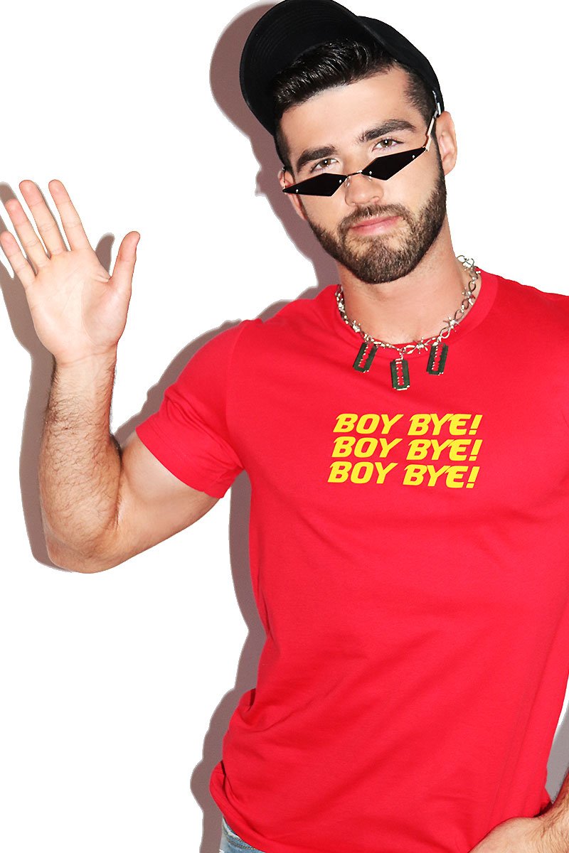 Boy Bye Tee-Red