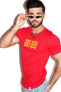 Boy Bye Tee-Red