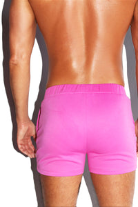 Boy Toy Booty Shorts- Pink