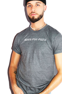 Bred For Filth Tee-Dark Charcoal