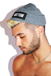 Bottom Skull Cap Beanie- Heather Charcoal