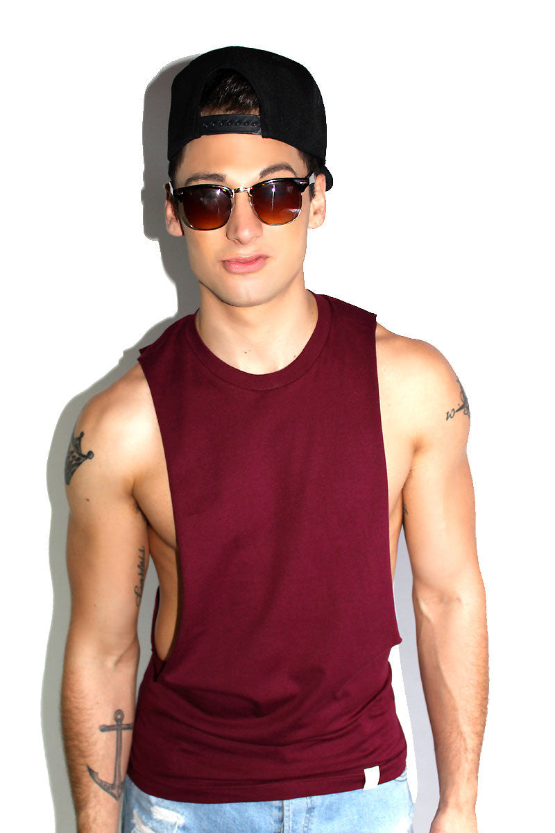 Core Shredder Tank-Burgundy