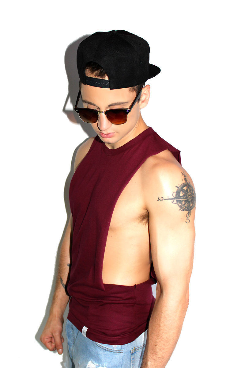 Core Shredder Tank-Burgundy