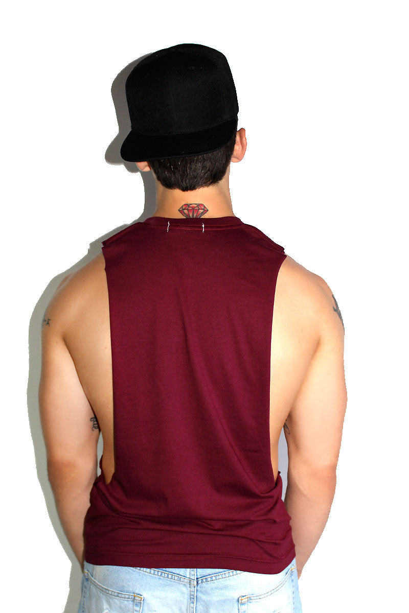 Core Shredder Tank-Burgundy