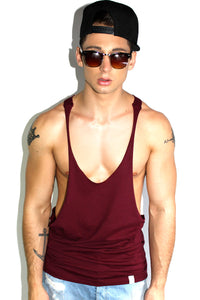 Core String Tank-Burgundy