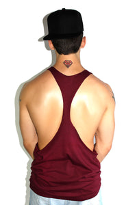 Core String Tank-Burgundy
