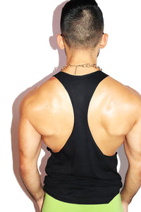 All Credit Cards Accepted String Tank- Black