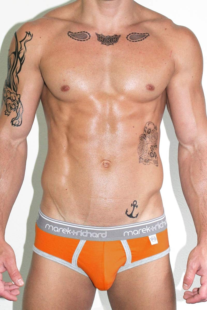 Core Open Back Brief-Mango