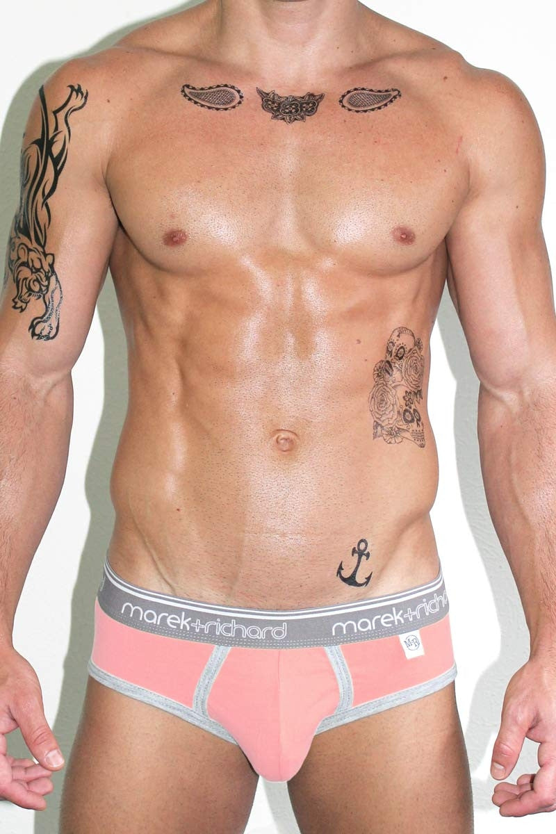 Core Open Back Brief-Pink
