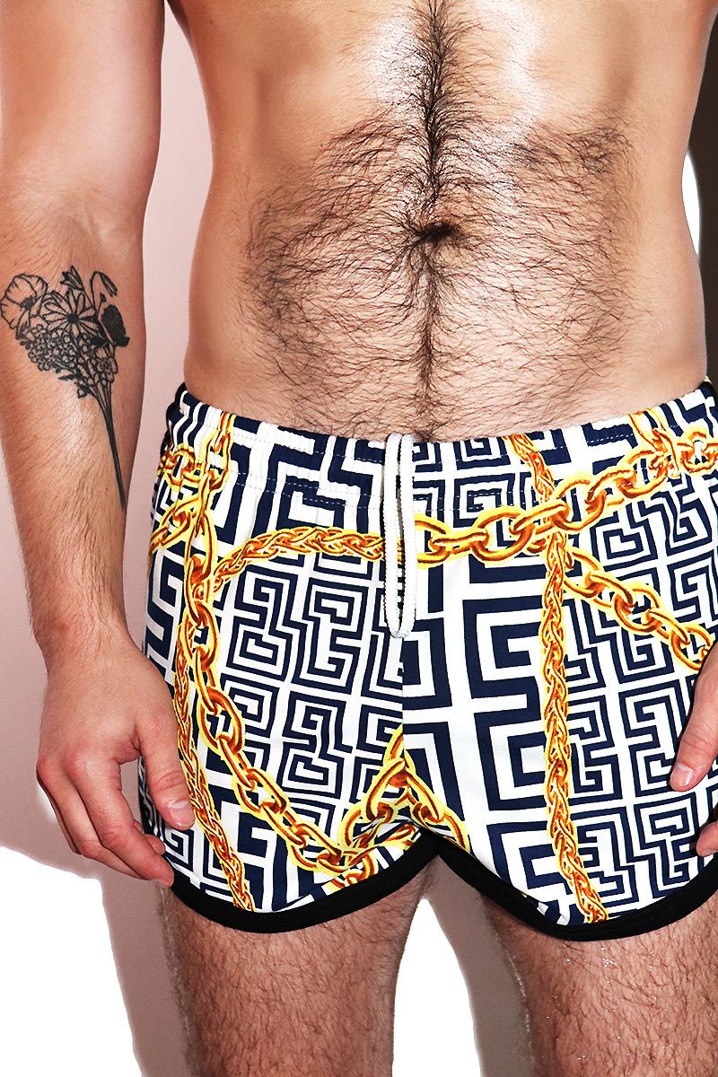 Capri Running Shorts- Navy