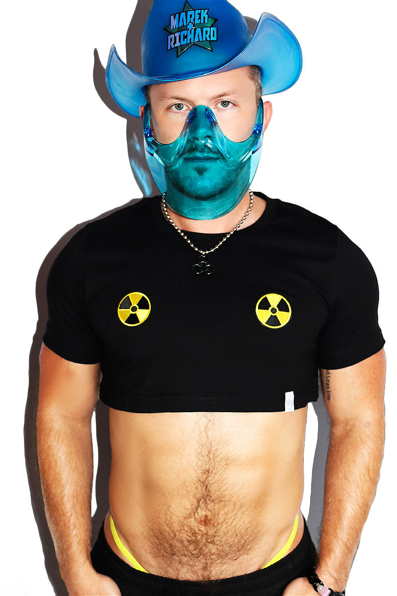 Toxic Pasties Extreme Crop Tee- Black
