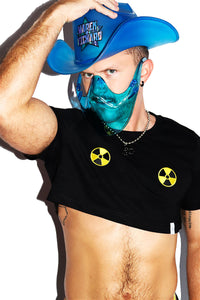 Toxic Pasties Extreme Crop Tee- Black