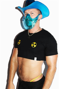 Toxic Pasties Extreme Crop Tee- Black