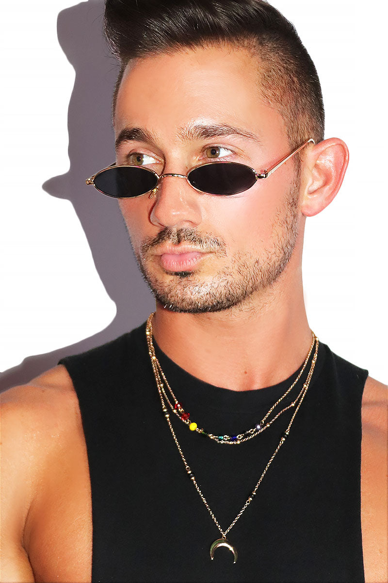 Chakra Crystal Balance Necklace - Multi