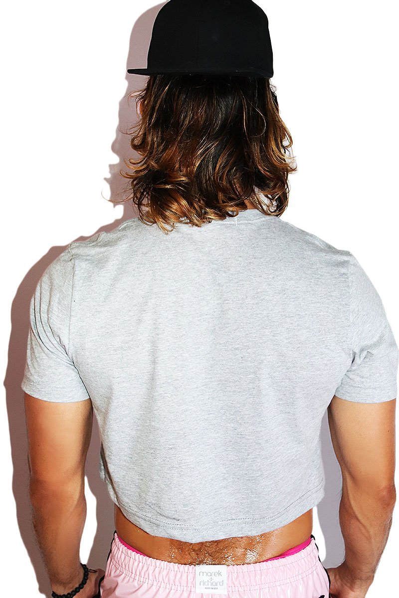 Big Cissy Crop Tee- Grey