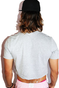 Big Cissy Crop Tee- Grey