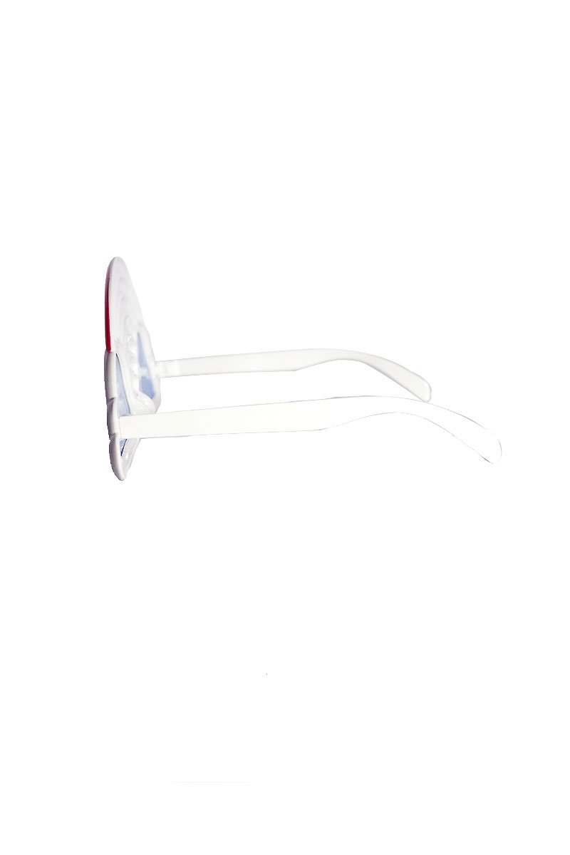 Over The Rainbow Party Sunglasses- White