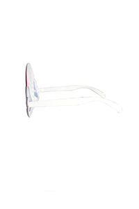Over The Rainbow Party Sunglasses- White