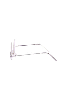 Fairy Frameless Sunglasses- Clear