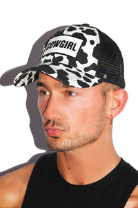 Cowgirl Foam Dad Hat -Black