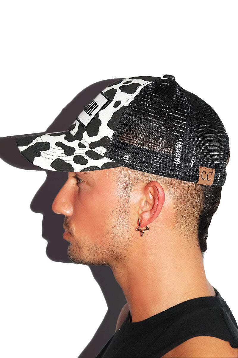 Cowgirl Foam Dad Hat -Black