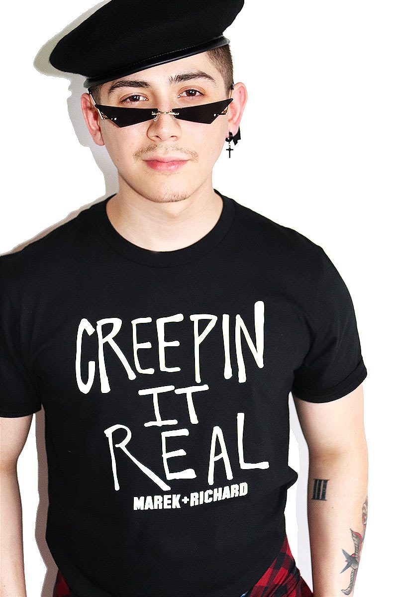 Creepin' It Real Tee-Black