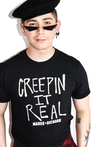 Creepin' It Real Tee-Black