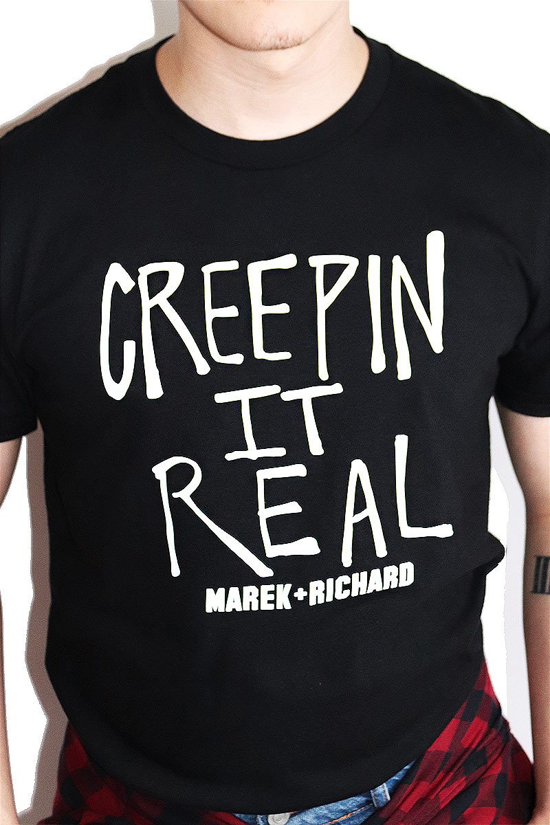 Creepin' It Real Tee-Black