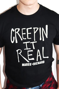 Creepin' It Real Tee-Black