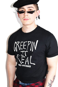 Creepin' It Real Tee-Black