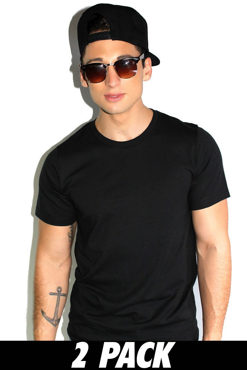 Multipack- Core Crewneck Tees- Black & White