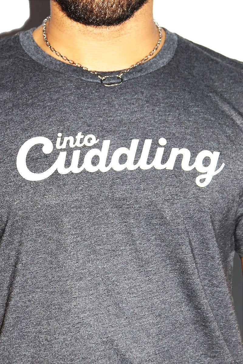 Into Cuddling Tee-Charcoal