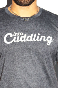 Into Cuddling Tee-Charcoal