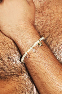 Cum Pearl Bracelet-White