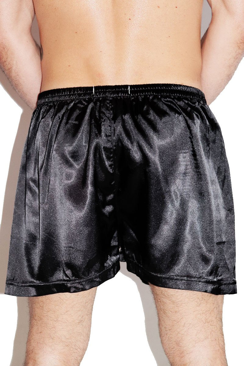 Satin lounge online shorts