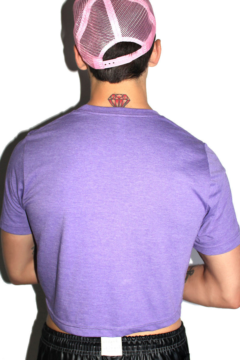 Cunty Crop Tee- Purple