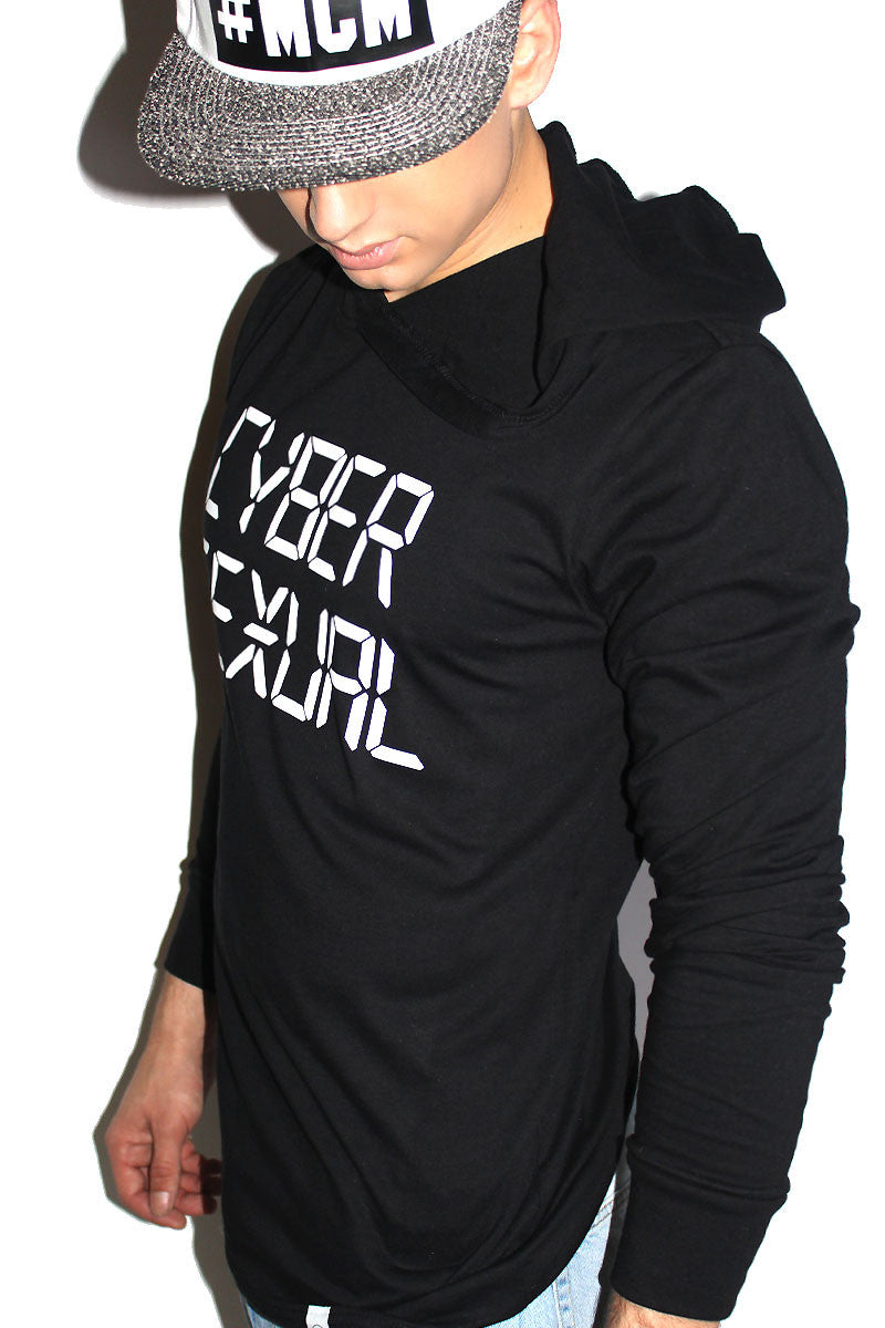 Cyber Sexual Hoodie-Black