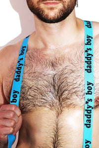 Daddy's Boy Suspenders - Blue