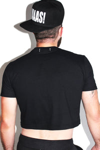 Yaaas! Crop Tee- Black