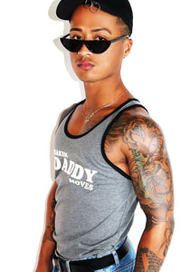 Makin' Daddy Moves Racerback Tank-Medium Charcoal